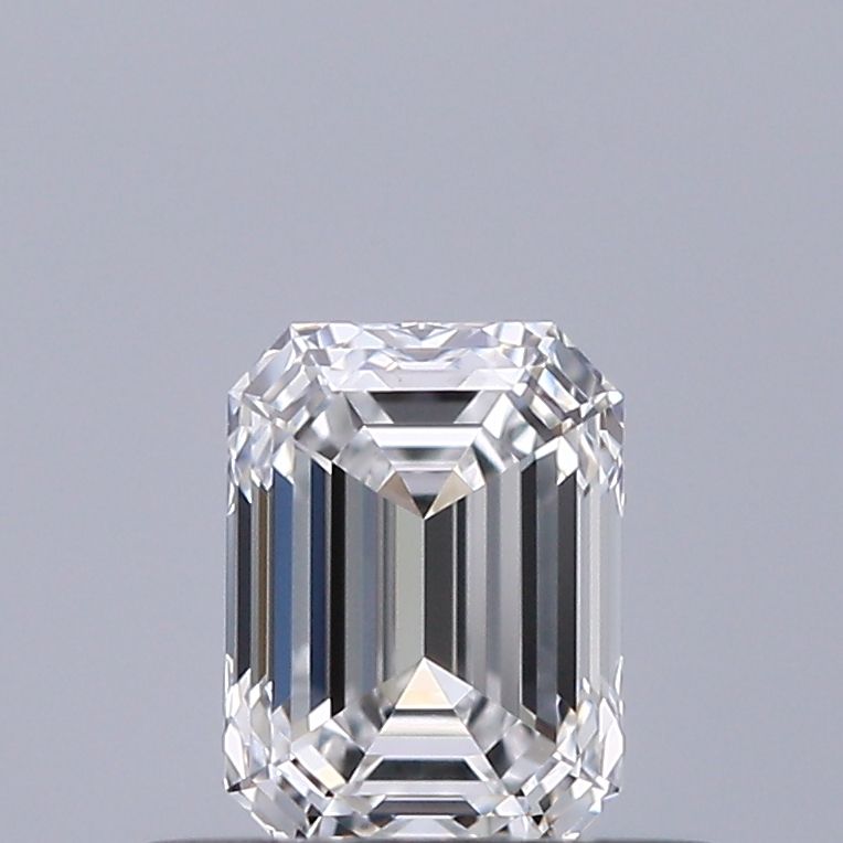 Diamante Naturale Taglio Smeraldo 0.4ct VG/EX E VVS1 - GIA - 4.76x3.52x2.44mm