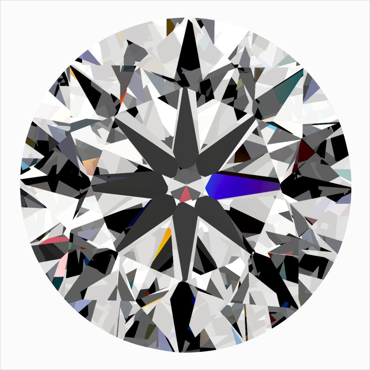 Diamante Taglio Brillante 0.3ct VG/EX/EX G VVS1 - IGI - 4.18x4.23x2.64mm
