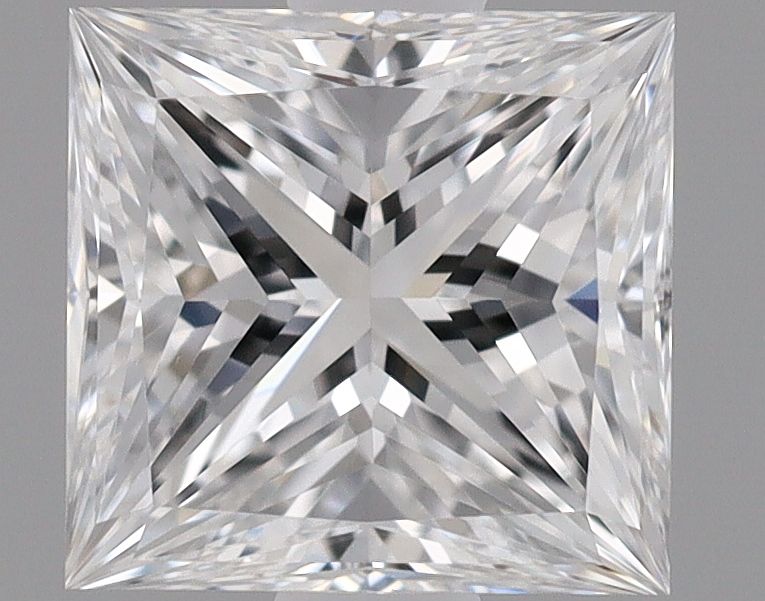 Diamante Naturale Taglio Princess 0.8ct VG/EX D VVS2 - GIA - 5.31x5.12x3.74mm