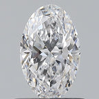 Diamante Naturale Taglio Ovale 0.62ct VG/EX D VVS2 - GIA - 7.39x4.64x2.88mm