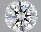 Diamante Naturale Taglio Brillante 0.5ct EX/VG/EX F VVS2 - GIA - 5.14x5.1x3.1mm