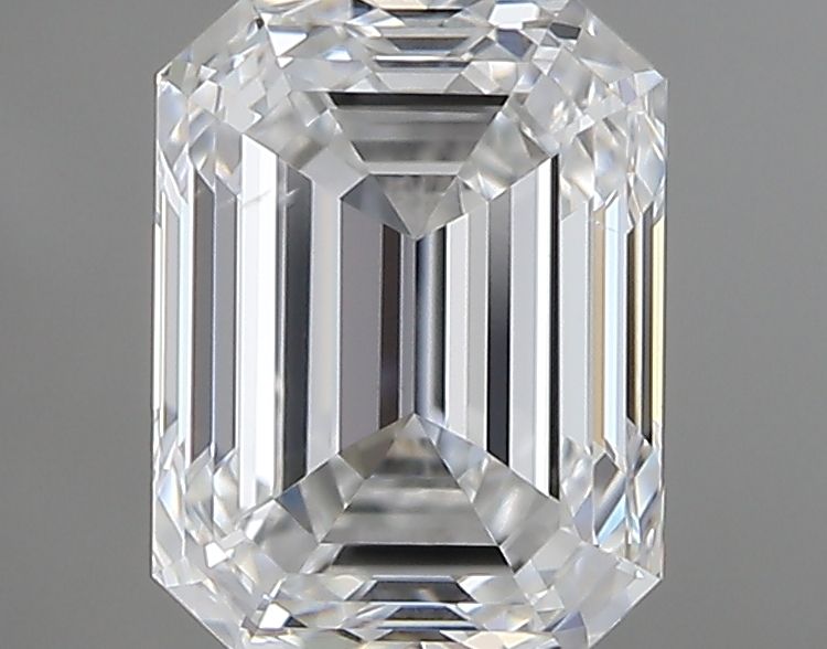 Diamante Naturale Taglio Smeraldo 0.71ct VG/EX F VS2 - GIA - 5.56x4.25x2.95mm