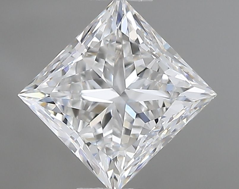 Diamante Naturale Taglio Princess 0.9ct EX/EX F VVS1 - GIA - 5.16x5.01x3.74mm