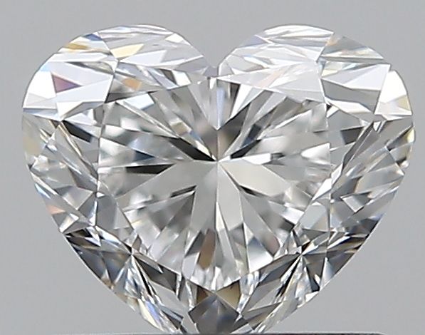 Diamante Naturale Taglio Cuore 0.85ct EX/EX E VVS1 - GIA - 5.56x6.53x3.9mm