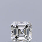 Diamante Naturale Taglio Asscher 0.4ct VG/EX H VVS2 - GIA - 4.11x4.09x2.71mm