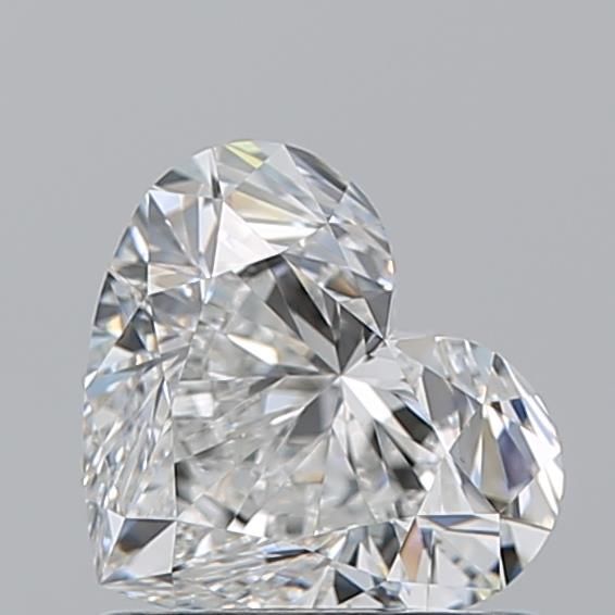 Diamante Naturale Taglio Cuore 1.01ct EX/EX F VVS2 - GIA - 5.89x6.9x4.09mm