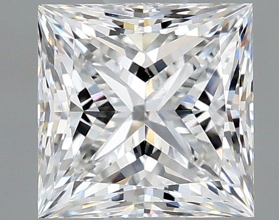 Diamante Naturale Taglio Princess 1.01ct EX/EX E VS2 - GIA - 5.5x5.44x3.89mm