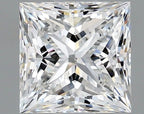 Diamante Naturale Taglio Princess 1.01ct EX/EX E VS2 - GIA - 5.5x5.44x3.89mm