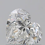 Diamante Naturale Taglio Cuore 0.91ct EX/EX H VVS1 - GIA - 5.8x6.52x4.15mm