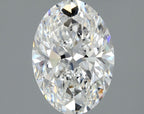 Diamante Naturale Taglio Ovale 1.3ct VG/EX E VVS2 - GIA - 8.42x6.0x3.9mm