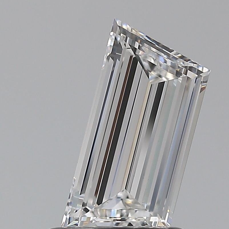 Diamante Naturale Taglio Trapezio 0.8ct EX/VG E VVS2 - GIA - 4.26x8.89x2.27mm