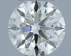 Diamante Naturale Taglio Brillante 0.6ct 3EX J VVS2 - IGI - 5.27x5.33x3.38mm