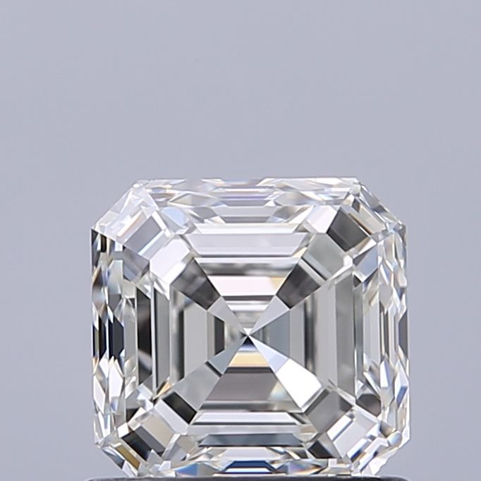 Diamante Naturale Taglio Asscher 0.91ct EX/EX F IF - IGI - 5.28x5.21x3.55mm