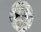 Diamante Naturale Taglio Ovale 0.9ct VG/VG H VVS2 - GIA - 7.24x5.34x3.37mm