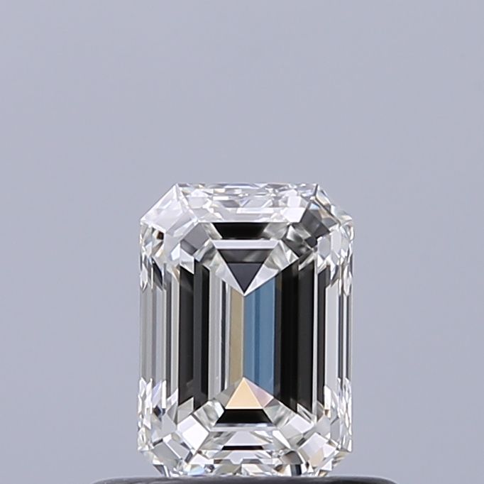 Diamante Naturale Taglio Smeraldo 0.5ct EX/EX F VVS1 - IGI - 5.42x3.82x2.55mm