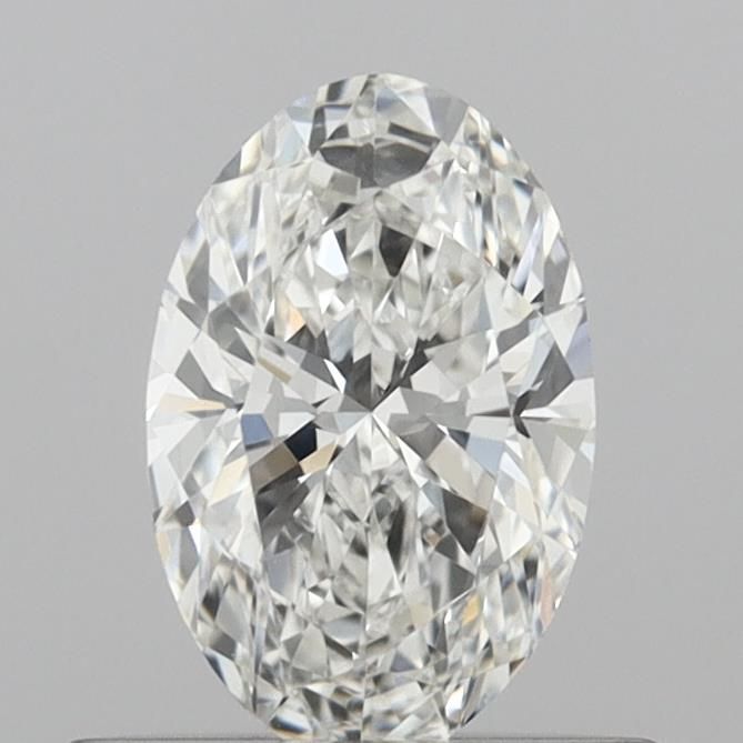 Diamante Naturale Taglio Ovale 0.5ct EX/EX F VVS2 - IGI - 6.59x4.32x2.76mm