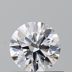 Diamante Naturale Taglio Brillante 0.5ct 3EX D IF - GIA - 5.18x5.14x3.11mm