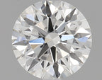 Diamante Naturale Taglio Brillante 0.63ct 3EX H VVS2 - GIA - 5.49x5.45x3.41mm