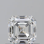 Diamante Naturale Taglio Asscher 0.71ct EX/EX F IF - GIA - 4.84x4.77x3.27mm