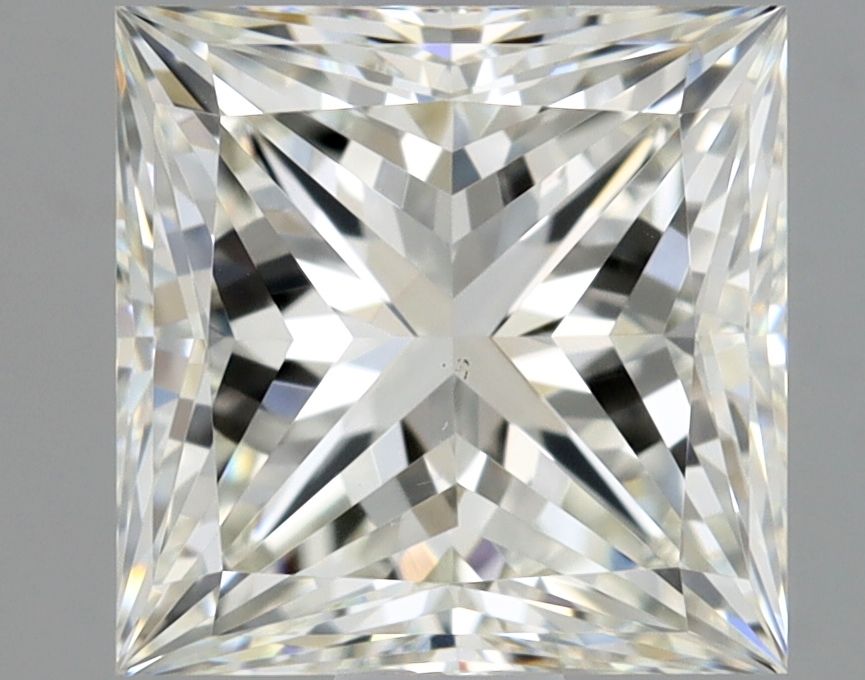 Diamante Naturale Taglio Princess 1.3ct VG/EX J VS2 - GIA - 5.95x5.95x4.32mm