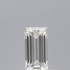 Diamante Naturale Taglio Baguette 0.26ct EX/EX F IF - GIA - 5.08x2.59x1.91mm