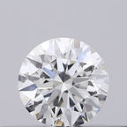 Diamante Naturale Taglio Brillante 0.19ct 3EX H VVS1 - GIA - 3.68x3.71x2.3mm