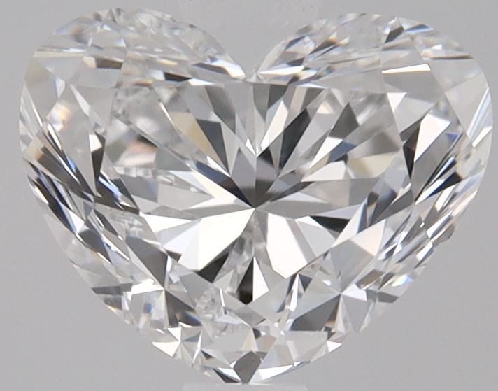 Diamante Naturale Taglio Cuore 1.01ct G/VG D VS1 - GIA - 5.46x6.81x4.32mm