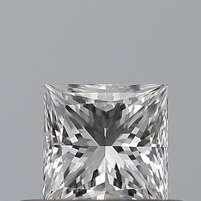 Diamante Naturale Taglio Princess 0.34ct VG/EX D IF - GIA - 3.85x3.85x2.83mm