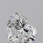 Diamante Naturale Taglio Cuore 0.58ct VG/EX F VS1 - GIA - 5.02x5.78x3.42mm