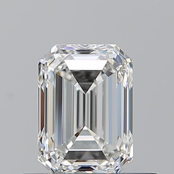 Diamante Naturale Taglio Smeraldo 0.61ct EX/EX G IF - GIA - 5.53x4.0x2.77mm