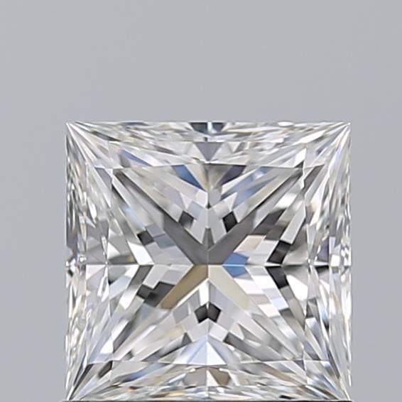 Diamante Naturale Taglio Princess 1.01ct EX/EX F VVS2 - GIA - 5.62x5.61x4.02mm