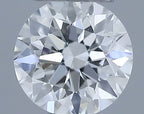 Diamante Naturale Taglio Brillante 0.5ct VG/EX/EX F IF - IGI - 4.98x5.03x3.2mm