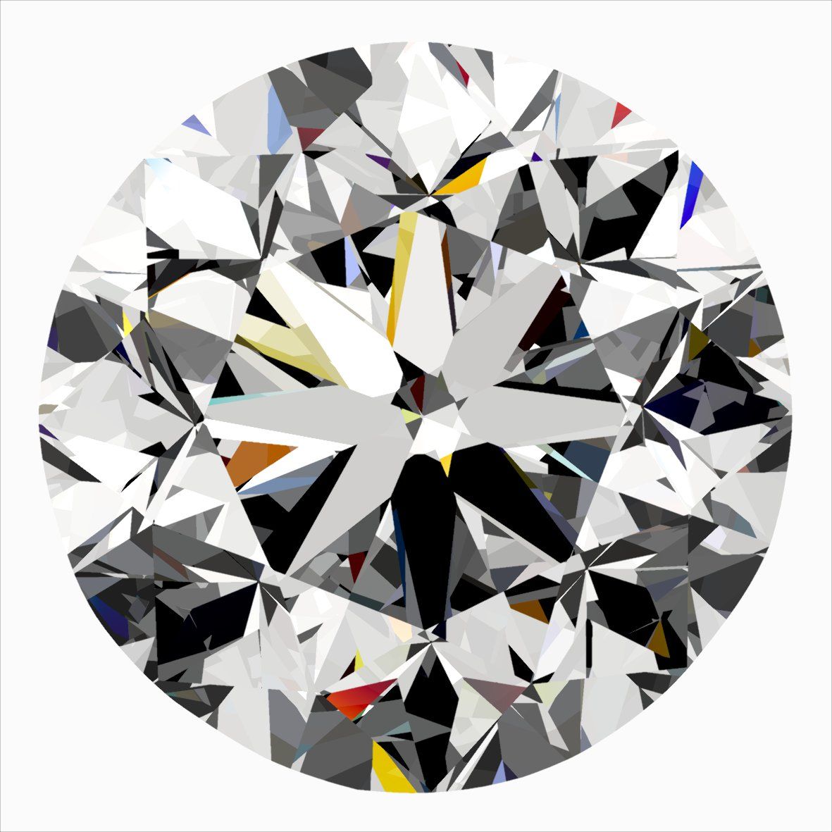 Diamante Naturale Taglio Brillante 0.3ct G/VG/EX G VS1 - IGI - 4.07x4.12x2.75mm