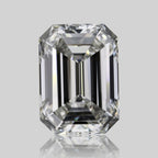 Diamante Naturale Taglio Smeraldo 0.8ct EX/EX F VVS1 - IGI - 6.33x4.57x2.95mm