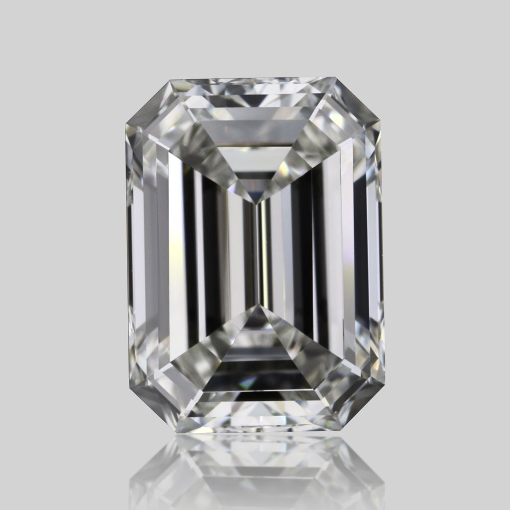 Diamante Naturale Taglio Smeraldo 0.8ct EX/EX F VVS1 - IGI - 6.33x4.57x2.95mm