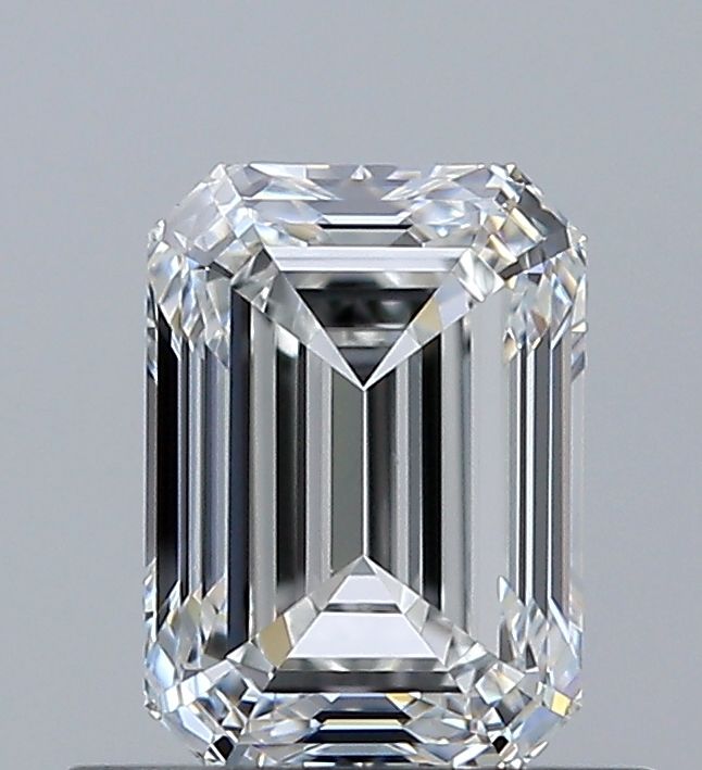 Diamante Naturale Taglio Smeraldo 0.8ct VG/EX F VS1 - GIA - 6.14x4.39x2.96mm