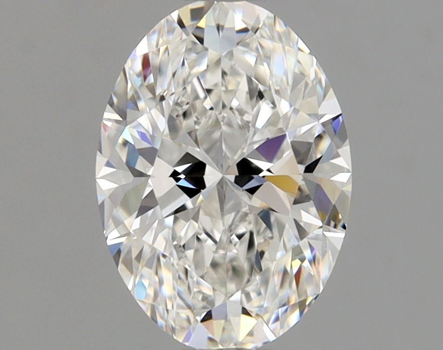 Diamante Naturale Taglio Ovale 0.9ct EX/EX F VVS1 - GIA - 7.57x5.41x3.47mm