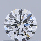 Diamante Naturale Taglio Brillante 0.49ct 3EX F IF - GIA - 5.04x5.02x3.12mm