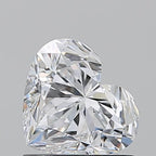 Diamante Naturale Taglio Cuore 1.03ct EX/EX D VVS1 - GIA - 5.9x6.86x4.37mm