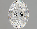 Diamante Naturale Taglio Ovale 1.01ct EX/EX E VS1 - GIA - 7.88x5.63x3.6mm