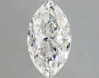 Diamante Naturale Taglio Marquise 0.56ct VG/VG F IF - GIA - 7.75x4.28x2.77mm