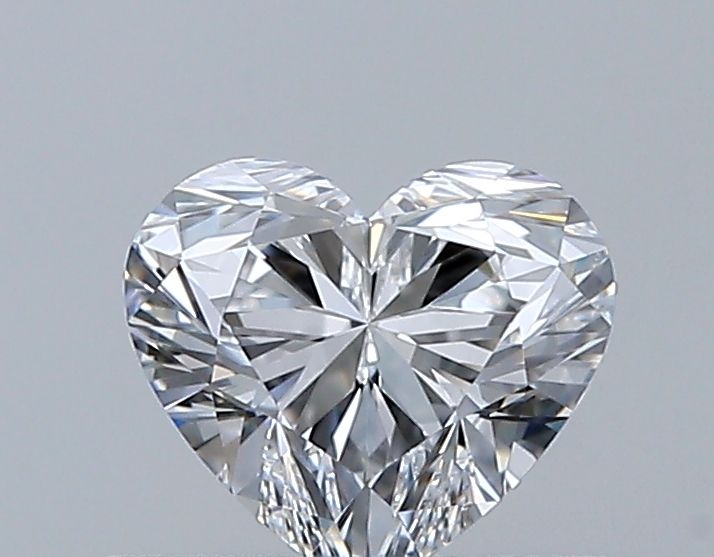 Diamante Naturale Taglio Cuore 0.42ct EX/EX D VVS1 - GIA - 4.48x5.09x3.2mm