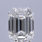 Diamante Naturale Taglio Smeraldo 0.9ct VG/EX E VVS2 - GIA - 6.58x4.68x3.11mm