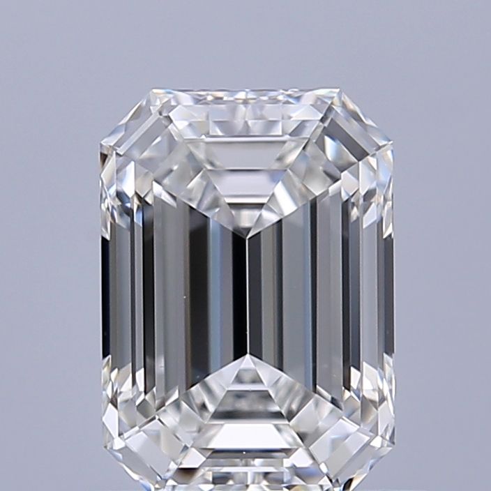 Diamante Naturale Taglio Smeraldo 0.9ct VG/EX E VVS2 - GIA - 6.58x4.68x3.11mm