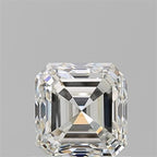 Diamante Naturale Taglio Asscher 0.9ct VG/EX J VVS1 - GIA - 5.24x5.04x3.56mm