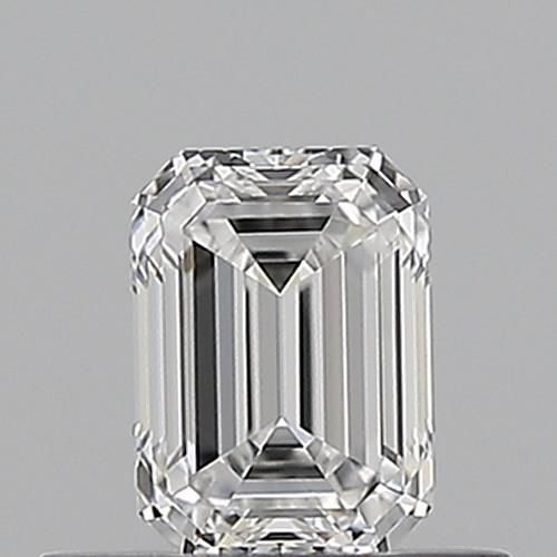 Diamante Naturale Taglio Smeraldo 0.5ct EX/VG E IF - GIA - 5.2x3.72x2.59mm