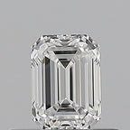 Diamante Naturale Taglio Smeraldo 0.5ct EX/VG E IF - GIA - 5.2x3.72x2.59mm