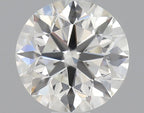 Diamante Naturale Taglio Brillante 0.63ct 3EX I VVS1 - GIA - 5.43x5.48x3.43mm