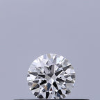 Diamante Naturale Taglio Brillante 0.18ct EX/EX/VG D VS1 - GIA - 3.67x3.7x2.21mm