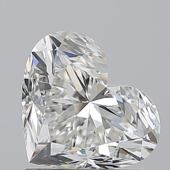 Diamante Naturale Taglio Cuore 1.51ct EX/EX I VVS1 - GIA - 6.6x7.9x4.87mm